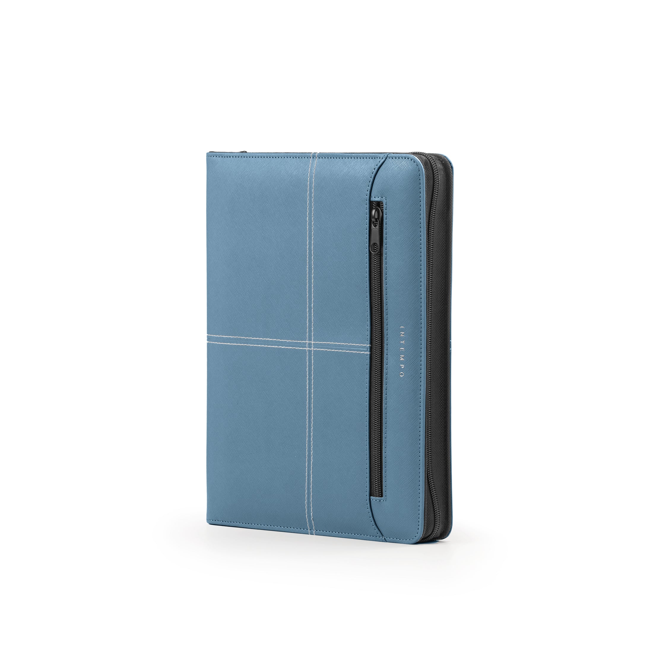 Portablocco A4 con Zip New Classic - Azzurro