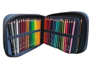 Astuccio Maxi Art Box TintaUnita SkylineColor – 110 Pastelli, Blu Notte