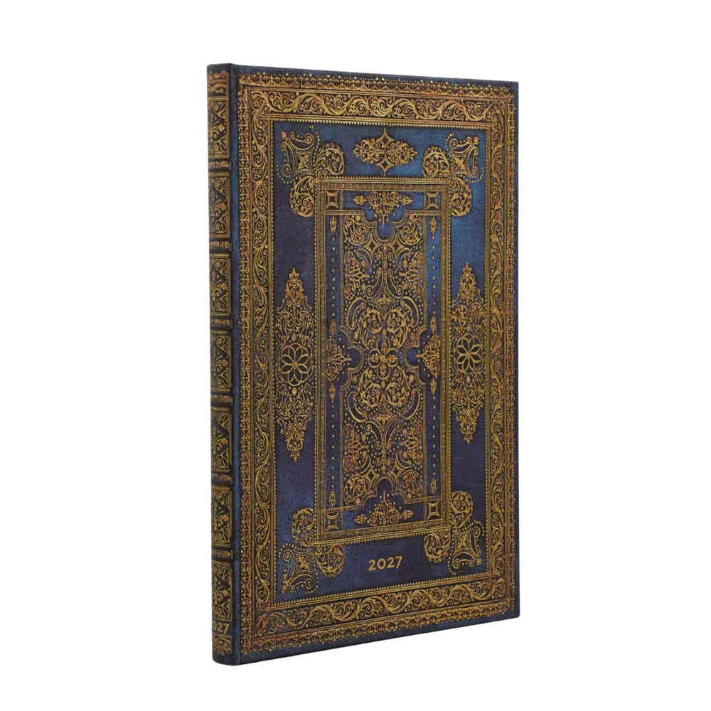 2027 Blue Luxe (Luxe Design) Maxi 12 mesi Agenda settimanale verticale