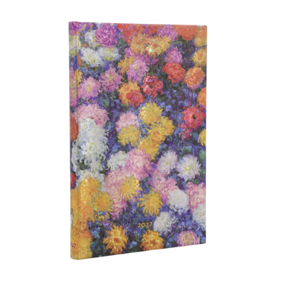 Agenda 2027 Paperblanks 12 Mesi Mini Settimanale - I Crisantemi di Monet