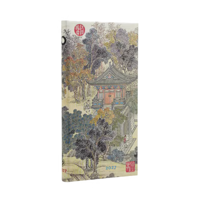 Agenda 12 Mesi 2027 Paperblanks Slanciato Settimanale - L'Età d'Oro della Prosperità