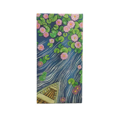 Agenda 12 Mesi 2027 Paperblanks Slanciato Settimanale - Fiume di Fiori di Loto