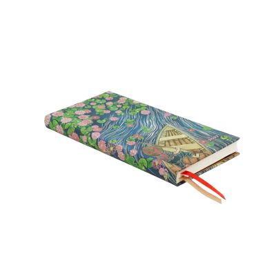 Agenda 12 Mesi 2027 Paperblanks Slanciato Settimanale - Fiume di Fiori di Loto