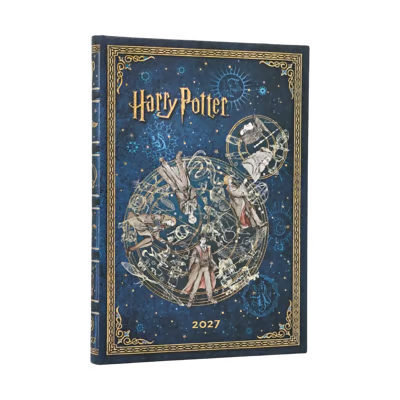 Agenda 12 Mesi 2027 Paperblanks Midi Verticale - Leggende di Hogwarts (Harry Potter)