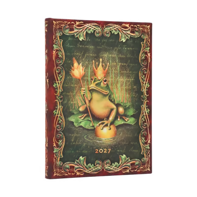Agenda 12 Mesi 2027 Paperblanks Midi Verso - Fratelli Grimm, Il Principe Rospo