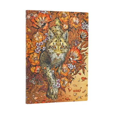 Agenda 12 Mesi 2027 Paperblanks Midi Flexi Settimanale - Lince Maestosa