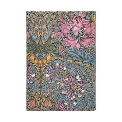 Agenda 12 Mesi 2027 Paperblanks Maxi Flexi Settimanale - Morris Caprifoglio Rosa
