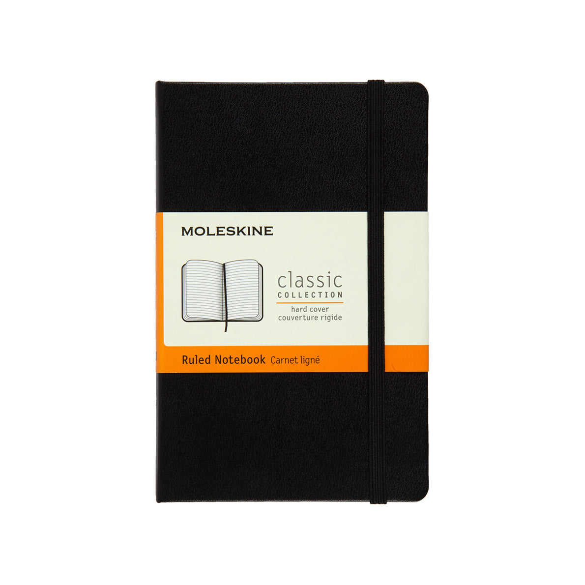 Moleskine Classic Pocket 9×14 cm a righe copertina rigida nera