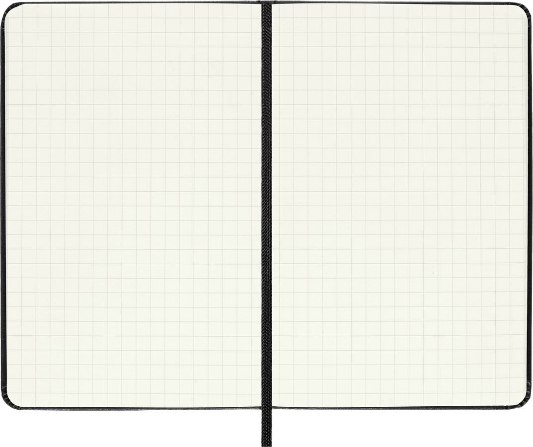 Moleskine Classic Pocket a quadretti copertina rigida nera
