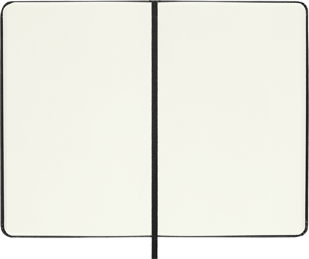 Moleskine Classic Pocket 9×14 cm pagine bianche copertina rigida nera