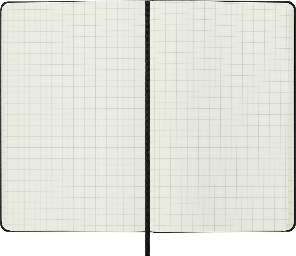 Moleskine Classic Large a quadretti copertina rigida nera