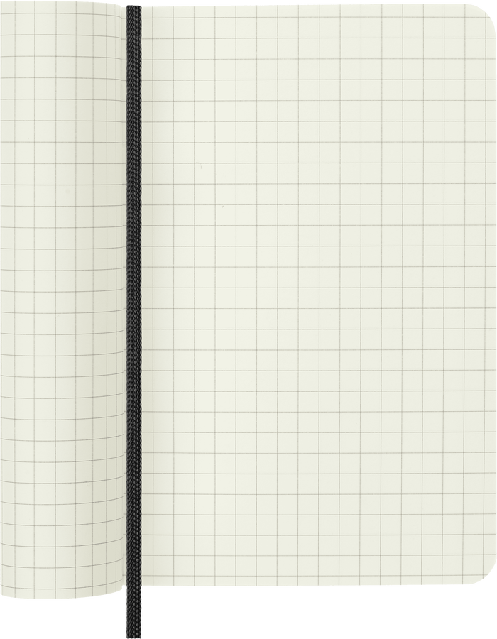 Moleskine Classic Pocket a quadretti copertina morbida nera
