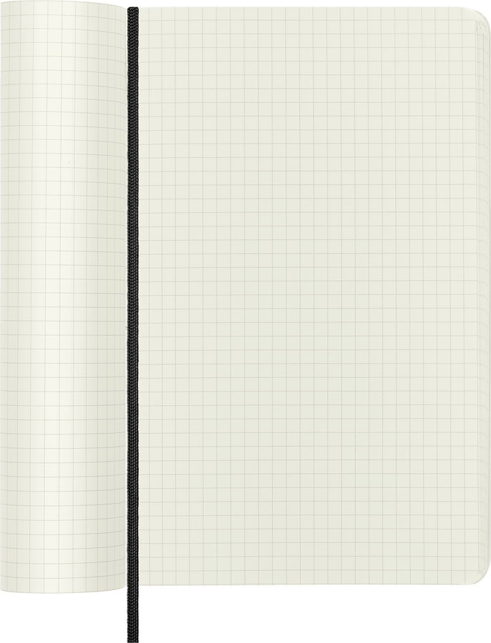 Moleskine Classic Large a quadretti copertina morbida nera