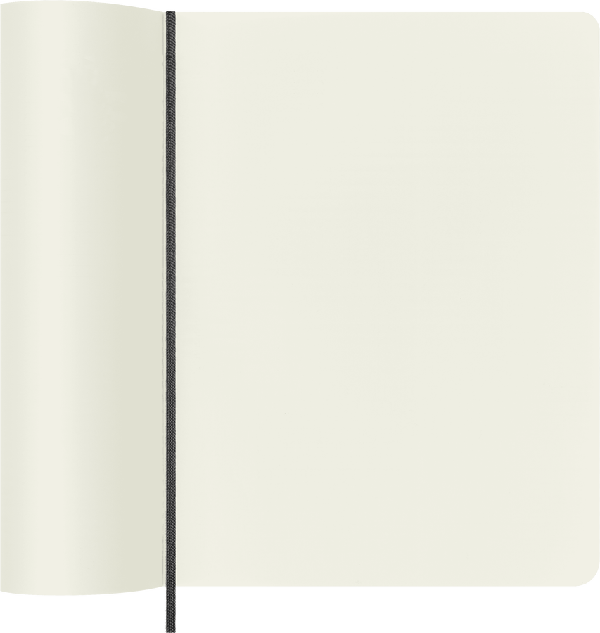 Moleskine Classic XL pagine bianche copertina morbida nera