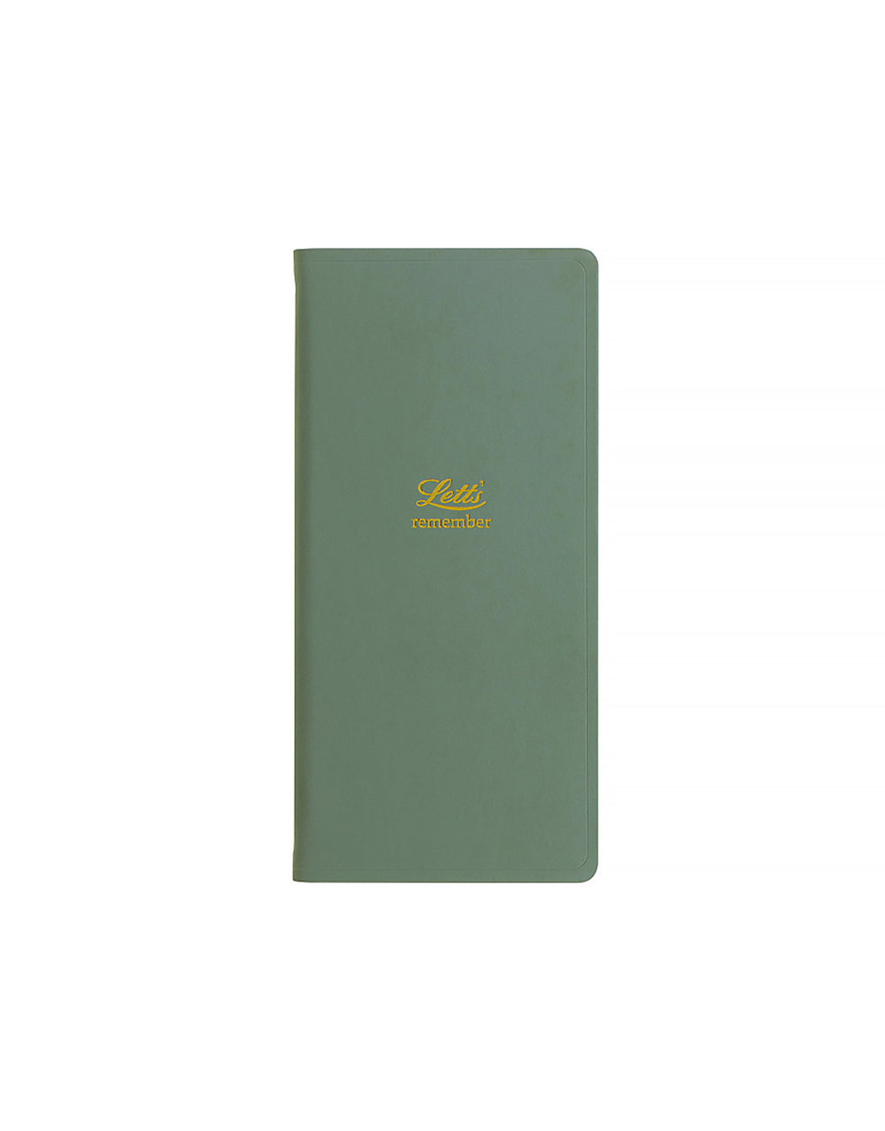Icon Slim Password Book Verde Letts of London