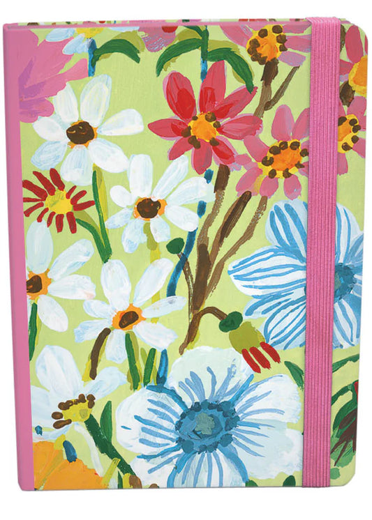 Quaderno A5 con elastico Flower Field