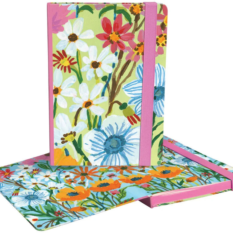 Quaderno A5 con elastico Flower Field