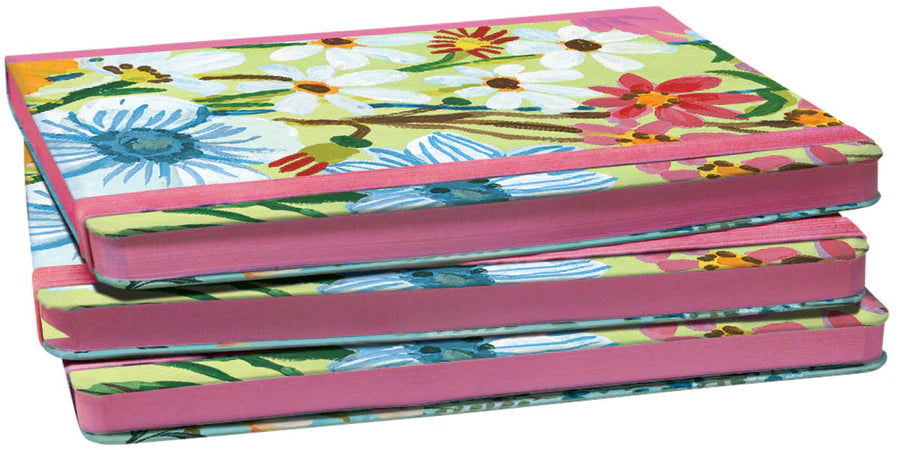 Quaderno A5 con elastico Flower Field