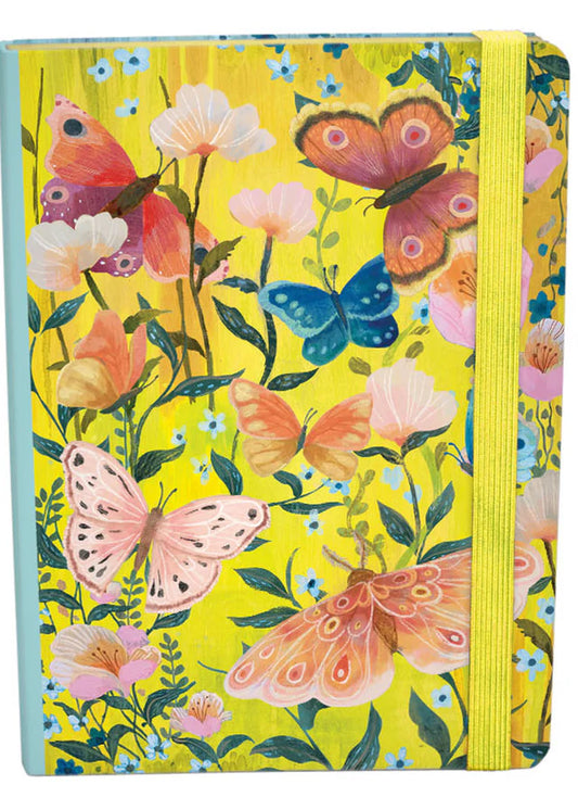 Quaderno A5 con elastico Butterfly Ball Sunshine