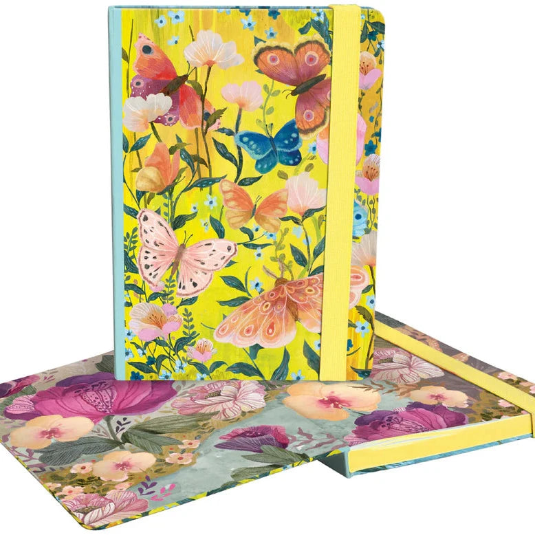 Quaderno A5 con elastico Butterfly Ball Sunshine