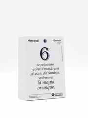 CALENDARIO FILOSOFICO 2027 - A6 PICCOLO 10 x 14 CM - INSERTO