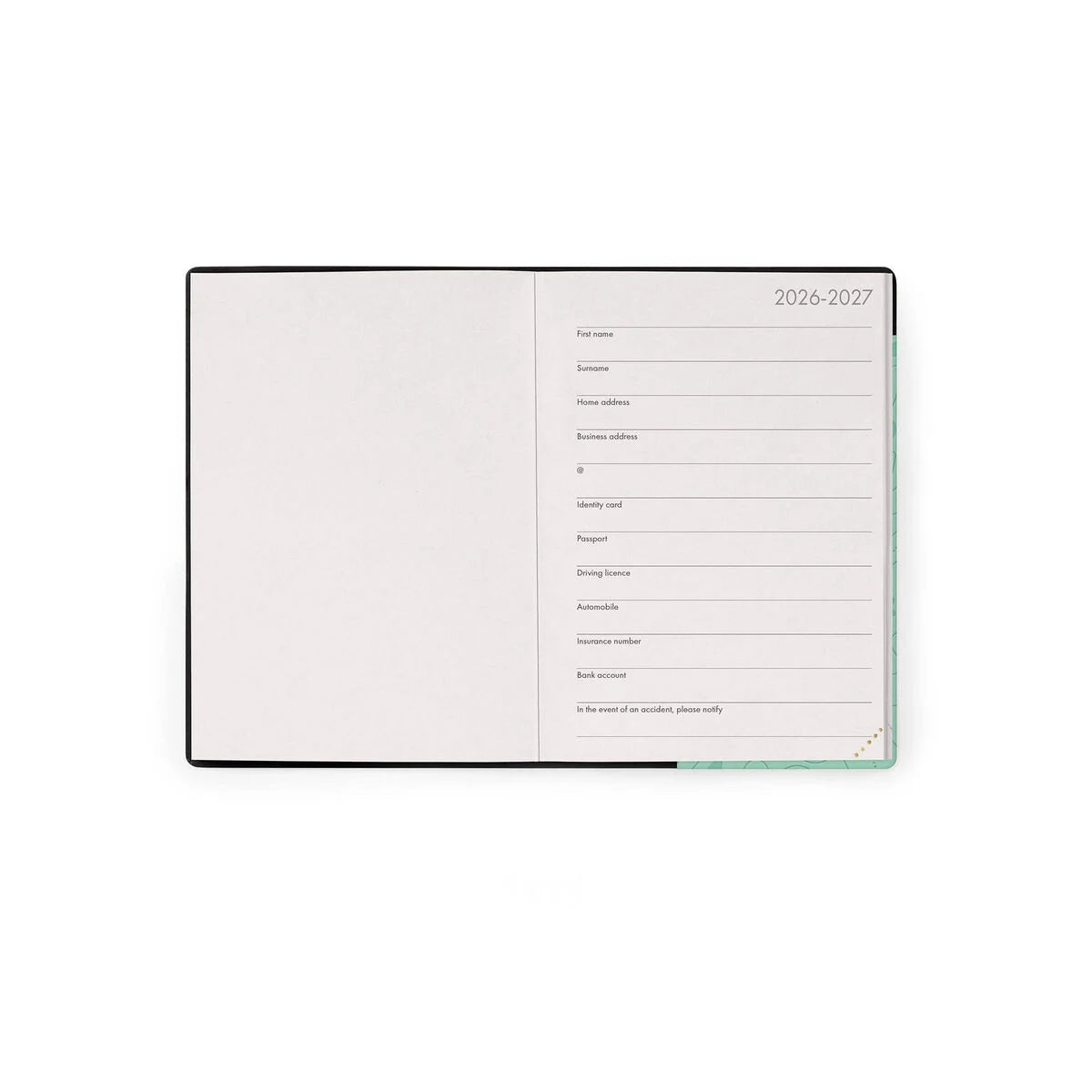 Agenda 16 Mesi 2026/2027 Settimanale Small con Notebook