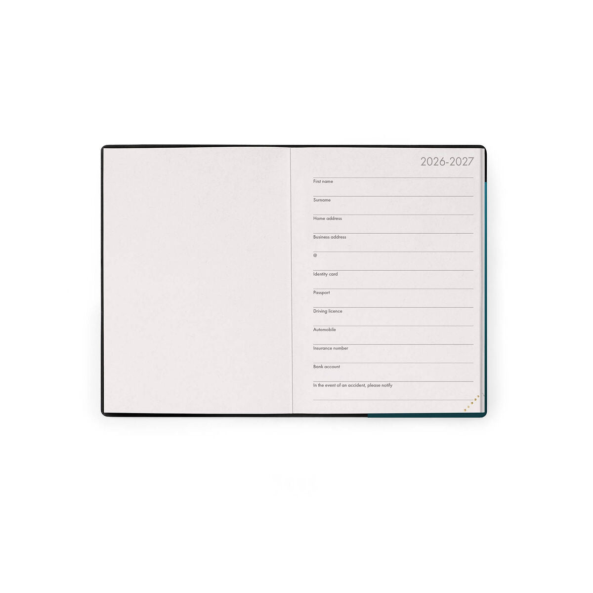 Agenda 16 Mesi 2026/2027 Settimanale Small con Notebook
