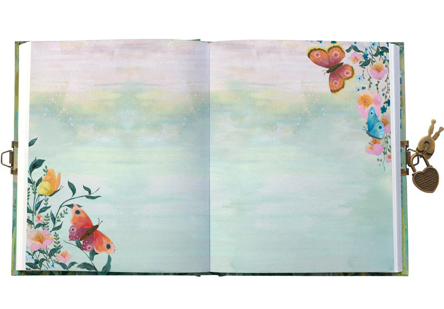 Taccuino con lucchetto Butterfly Ball Sunshine