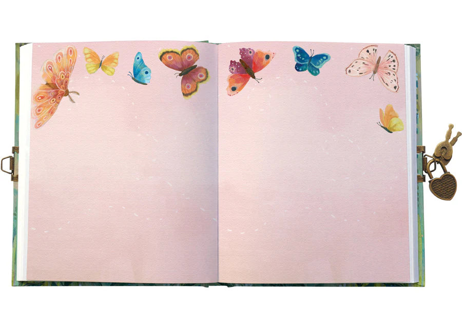 Taccuino con lucchetto Butterfly Ball Sunshine