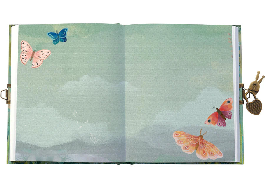 Taccuino con lucchetto Butterfly Ball Sunshine