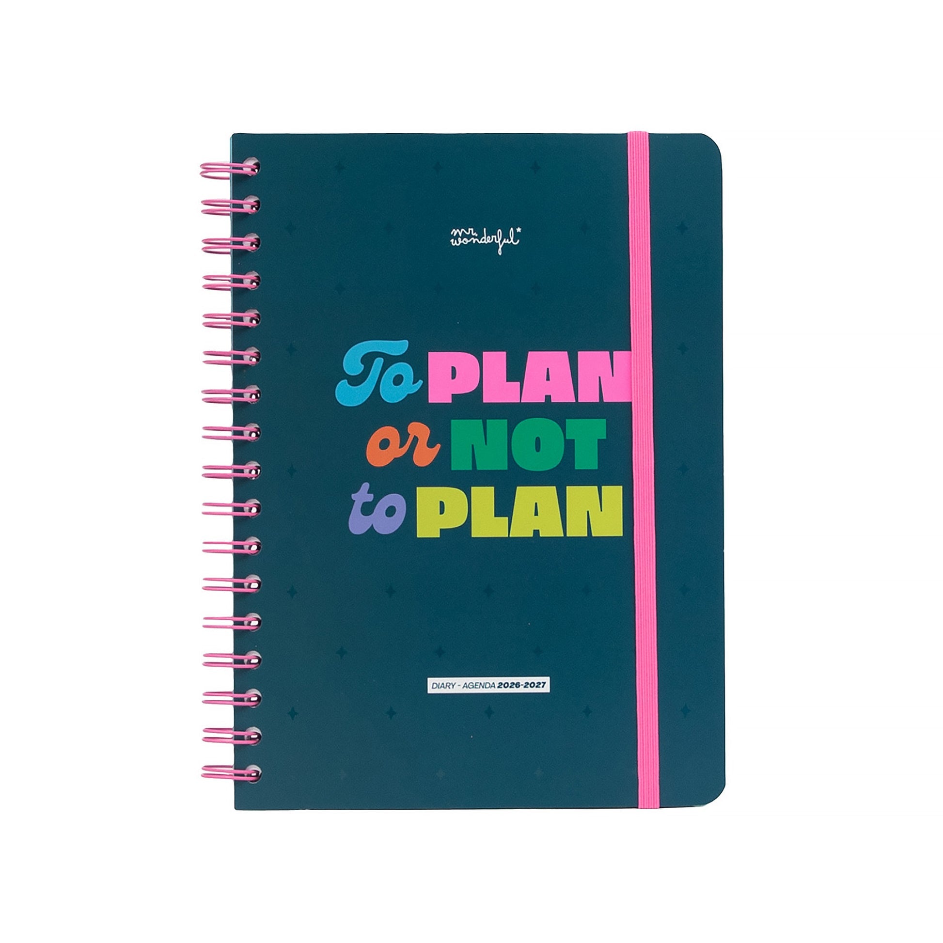 Agenda di base 2026-27: Vista settimanale - To plan or not to plan