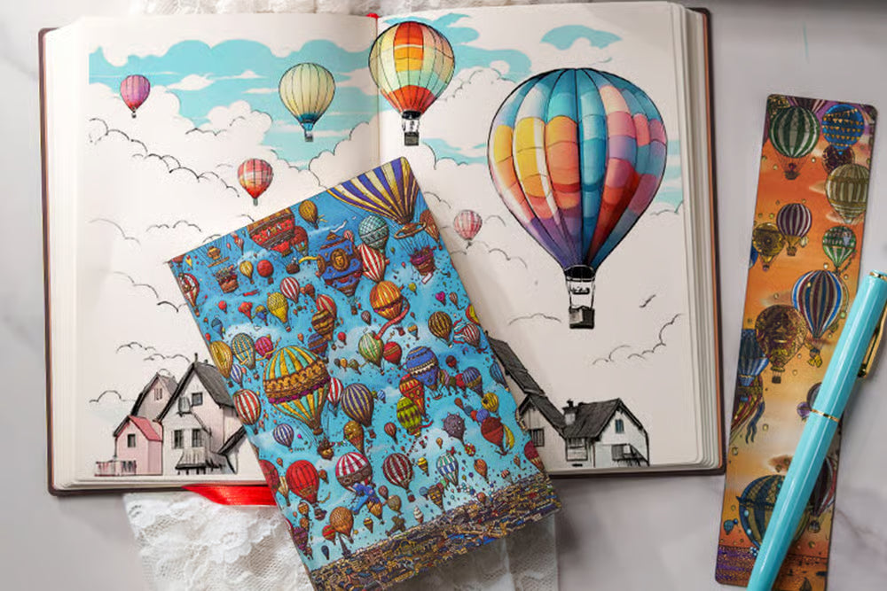 Agenda 12 Mesi 2027 Paperblanks Midi Flexi Giornaliero - Festival delle Mongolfiere