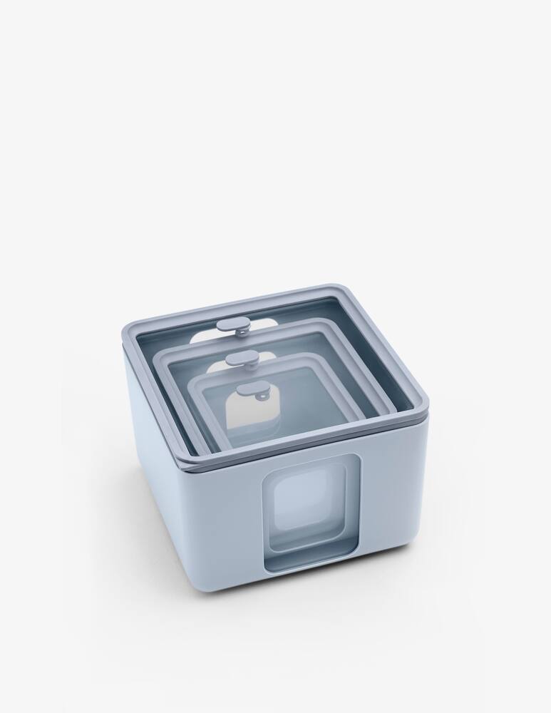 Set 3 contenitori Blim Plus Peek Box Quadro Dolphin XS S M
