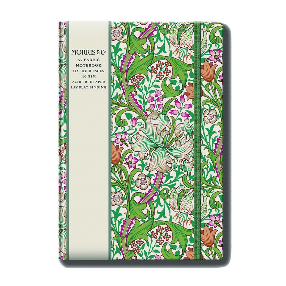 Taccuino A5, a righe, 192 pagine William Morris