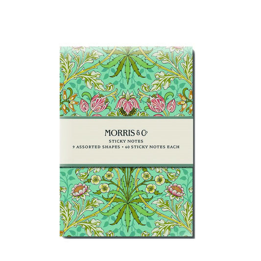 Sticky Notes set con taccuino A5 e matita William Morris