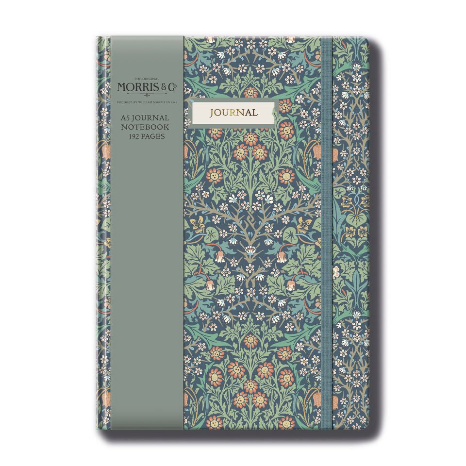 Diario A5, a righe, 96 pagine William Morris