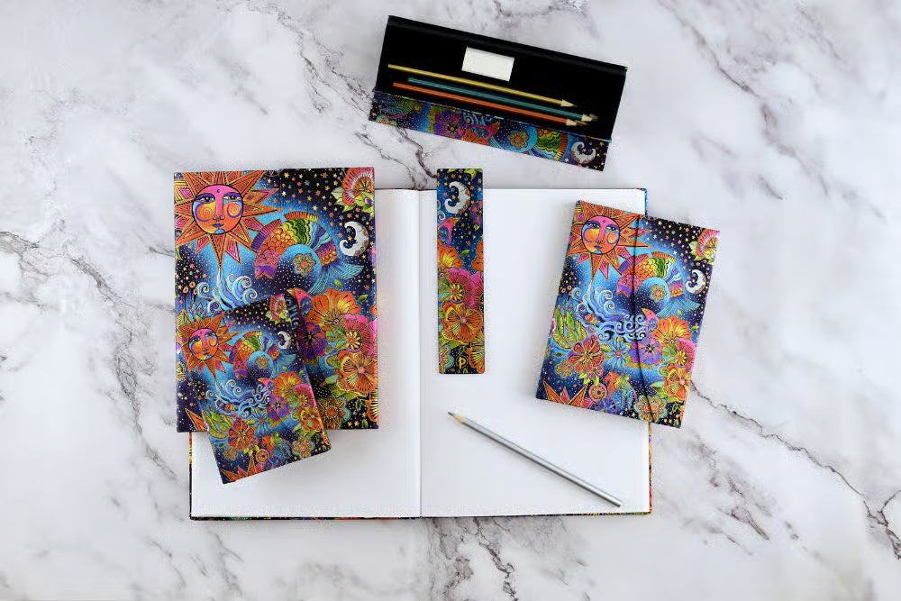 Agenda 12 Mesi 2027 Paperblanks Midi Flexi Settimanale - Magia Celeste (Creazioni Stravaganti)