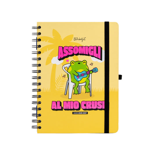 Diario scolastico Mr. Wonderful 2026-27 Settimanale - Assomigli al mio crush