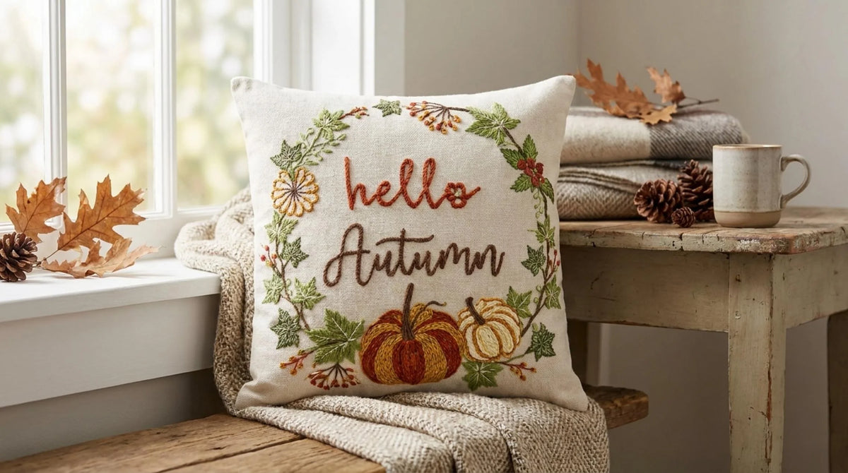 Amber Cuscino quadrato Hello Autunnale  45X45