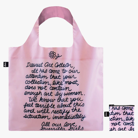 Shopper riciclata Guerrilla Girls, Dear Art Collector