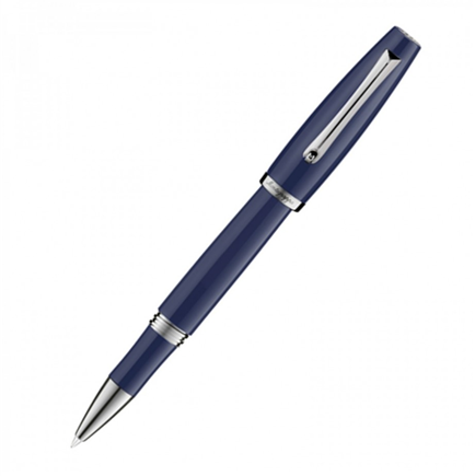 Montegrappa Manager Penna Roller Dark Blue Acciaio