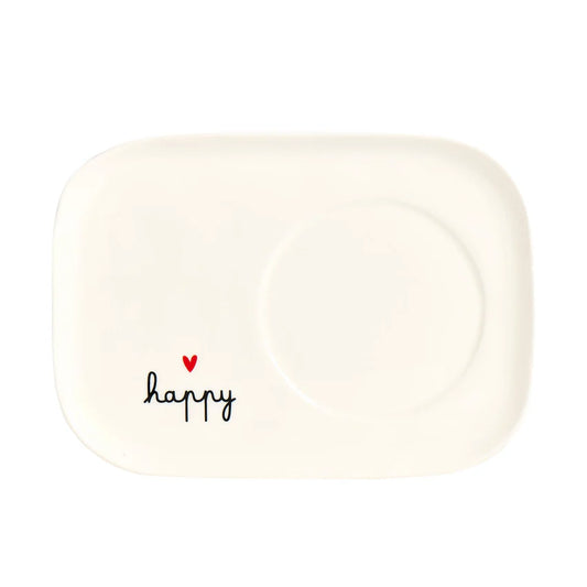 Piatto per Tazza Colazione Happy