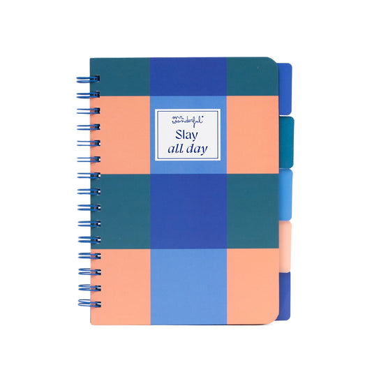 Quaderno A5 con divisori After Class – Slay all day