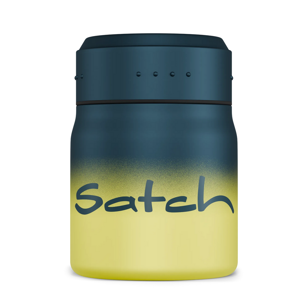 Portapranzo termico Satch Blue Graffiti da 500 ml con decorazione blu e giallo