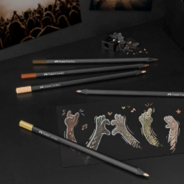 Matite colorate Black Edition Skin Tones Faber-Castell