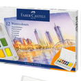 Carica l'immagine nel visualizzatore della galleria, Acquerelli Faber-Castell 12 colori compatto
