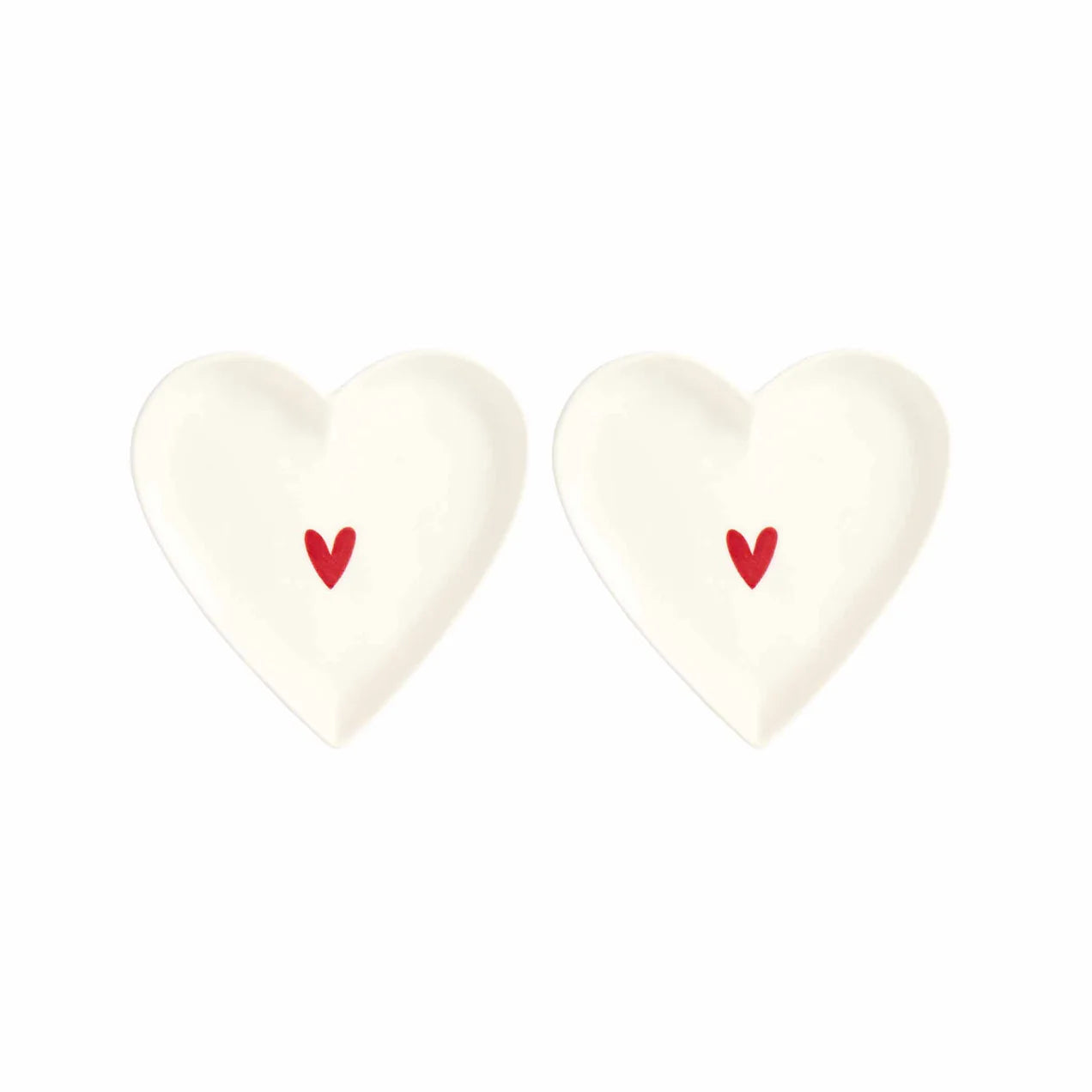 Set 2 piatti Cuore Rosso 12 cm Simple Day