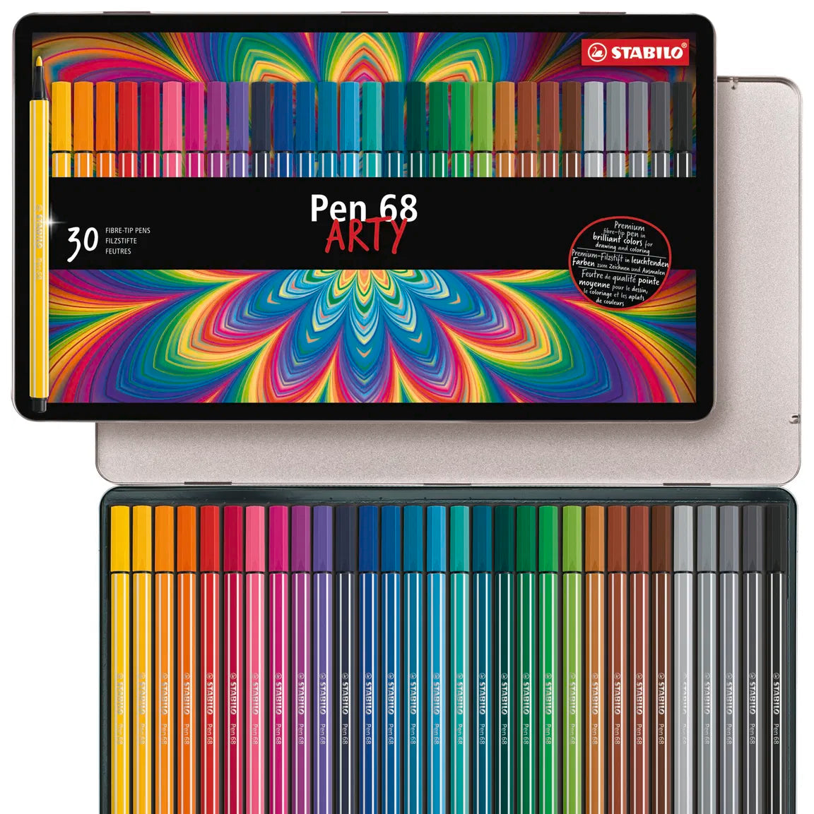 Pennarelli Stabilo Pen 68 30 colori