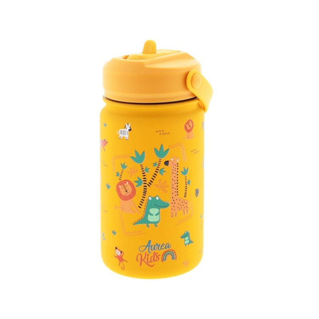 Borraccia Termica Aurea Bambini 330 ml - Mustard Little Safari