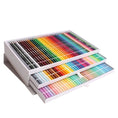 Carica l'immagine nel visualizzatore della galleria, Valigetta Maxi 108 Colori Pastelli a matita Tinta Unita Colori classici fluo pastello
